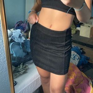 Black skirt!